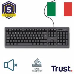 Trust 24640 keyboard Office USB QWERTY Italian Black