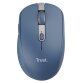 OZAA MOUSE WIRELESS RICARICABILE SILENZIOSO CON DOPPIA CONNESSIONE BT + WL 2,4GHZ - 60% PLASTICA RICICLATA - BLU