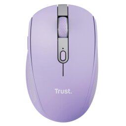 OZAA MOUSE WIRELESS RICARICABILE SILENZIOSO CON DOPPIA CONNESSIONE BT + WL 2,4GHZ - 60% PLASTICA RICICLATA - VIOLA