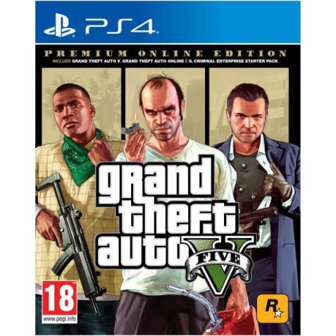 PS4 GTA V PREMIUM ONLINE EDITION