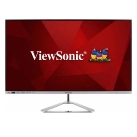 32  QHD SUPERCLEAR IPS MONITOR 75HZ  10 BIT COLOUR 2 HDMI DISPLAYPORT MINI DISPLAYPORT SPEAKERS 3 SIDES FRAMELESS SILVER BEZEL SILVER STAND