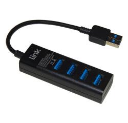 LINK - HUB 4 PORTE USB 3.0 CON CAVO CM 15