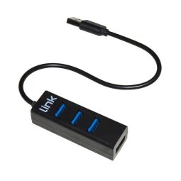 LINK - HUB 4 PORTE USB 2.0 CON CAVO 15 CM