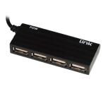 HUB 4 PORTE USB 2.0 CON CAVO