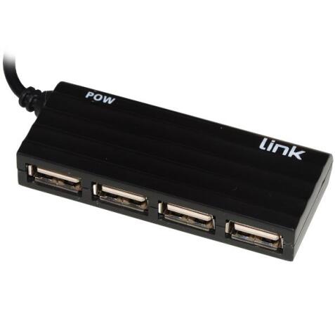 HUB 4 PORTE USB 2.0 CON CAVO