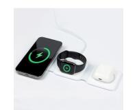 FOLD - Tappetino di ricarica wireless 3 in 1 - Bianco