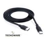 TECNOWARE - CAVO DA USB C A USB C DA 180CM - NERO