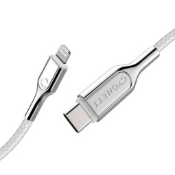 Armoured Lightning to USB-C Cable 1M - White