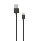 Essentials Lightning to USB-A Cable 1M - Black