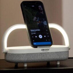 Lampada  cassa bluetooth  powerbahk  wireless 10W  WHITE