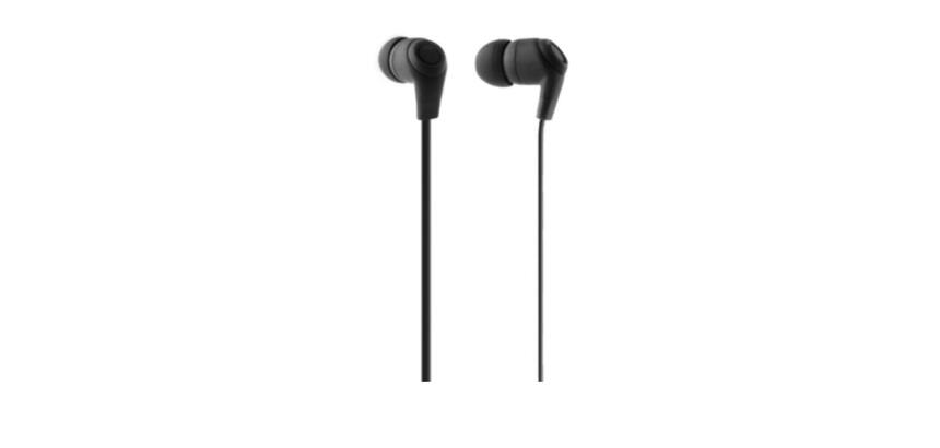 Auricolare con microfono nero Jack 3.5