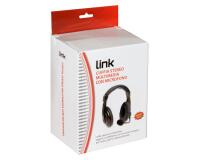 LINK - CUFFIA AUDIO CON MICROFONO ORIENTABILE CONNETTORE 1X3 5MM