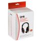 LINK - CUFFIA AUDIO CON MICROFONO ORIENTABILE CONNETTORE 1X3 5MM