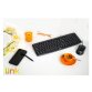 LINK - KIT TASTIERA ITALIANA 108 TASTI E MOUSE OTTICO CON CAVO USB