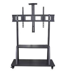 LINK - SUPPORTO PER TV CON RUOTE FINO A 130 KG MAX VESA 1200X600 E VIDEO FINO A 180