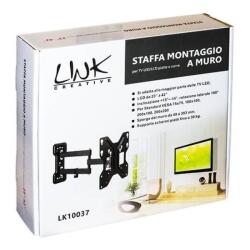 LINK - STAFFA A MURO ORIENTABILE A 3 NODI PER TV 23-42  FINO A VESA 200X200