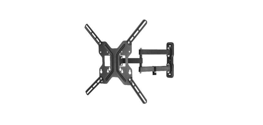 BRACCIO A MURO A 3 SNODI PER TV FINO A 25 KG  50  FINO A VESA 400X400