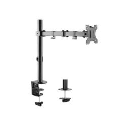 BRACCIO SUPPORTO DA TAVOLO CON MORSA A DUE SNODI PER VIDEO 13-32  FINO A 8 KG