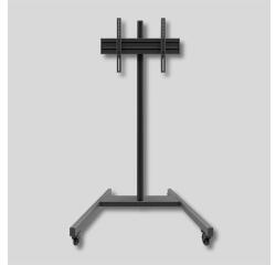 Supporto video con ruote per video 42"-75" fio a 70 kg
