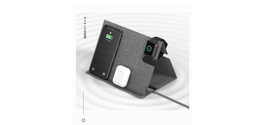 Rock - Caricatore Wireless 3 in 1 da Scrivania