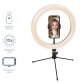 Ring light V-Glamour da 10" con treppiede e telecomando Bluetooth