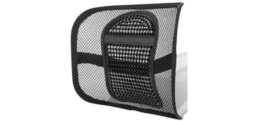 LINK - KIT DA 2 PEZZI CUSCINO LOMBARE CON RETINA PER UFFICIO