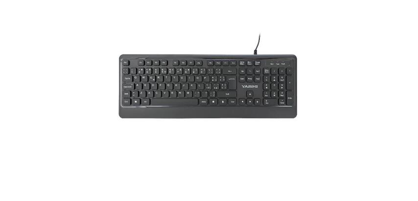 YASHI EXCLUSIVE DUAL USB KEYB+MOUSE < > BLACK DUAL ITA/ENG