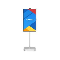 YASHI DY3271 visualizzatore di messaggi Pannello piatto per segnaletica digitale 80 cm (31.5") Wi-Fi 500 cd/m² 4K Ultra HD Bianco Touch screen Processore integrato