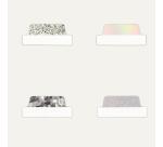 Indici segna pagina adesivi 63 5x25 4mm  16 indici  4 fantasie olografiche
