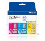 KIT DA 3 FLACONI. INCLUDE UN FLACONE PER OGNI COLORE  CIANO  MAGENTA EGIALLO DA 5.000 PAGINE X DCPT780DW
