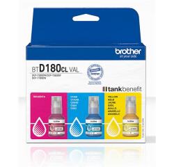 KIT DA 3 FLACONI. INCLUDE UN FLACONE PER OGNI COLORE  CIANO  MAGENTA EGIALLO DA 5.000 PAGINE X DCPT780DW
