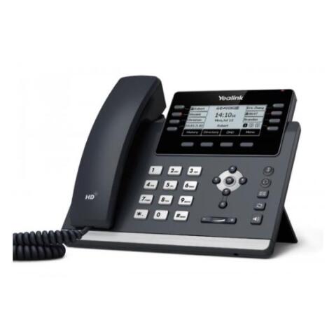 SIP-T43U IP PHONE SI ALIMENTA VIA POE NON INCLUDE ALIMENTATORE DA CORRRENTE  SE SERVE VA ACQUISTATO A PARTE CON COD.PD-T404142PHONE