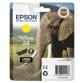 CARTUCCIA INCHIOSTRO GIALLO EPSON CLARIA PHOTO HD  SERIE 24/ELEFANTE  IN CONFEZIONE BLISTER RS  XP-750 XP-850