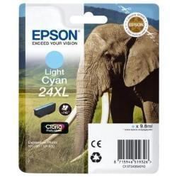 CARTUCCE DI INCHIOSTRO  INCHIOSTRI CLARIA  PHOTO HD  24XL  ELEFANTE   CONFEZIONE SINGOLA  1 X 9 8 ML CIANO CHIARO  RF AM