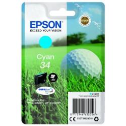 Epson Golf ball Singlepack Cyan 34 DURABrite Ultra Ink