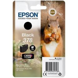 Epson Squirrel Singlepack Black 378 Claria Photo HD Ink