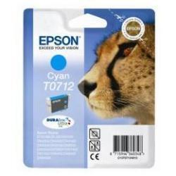 Epson cheetah singlepack cyan t0712 durabrite ultra ink