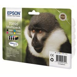 Epson monkey multipack 4-colours t0895 durabrite ultra ink