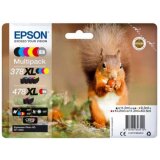 Epson squirrel multipack 6-colours 378xl / 478xl claria photo hd ink