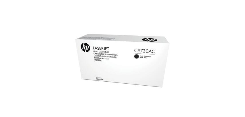 HP Color LaserJet C9730A Black Print Cartridge with Smart Printing Technology