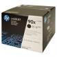 HP 90X 2-pack High Yield Black Original LaserJet Toner Cartridges
