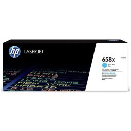 HP 658X Cyan LaserJet Toner Cartridge