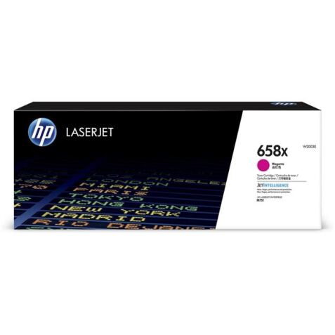 HP 658X Magenta LaserJet Toner Cartridge