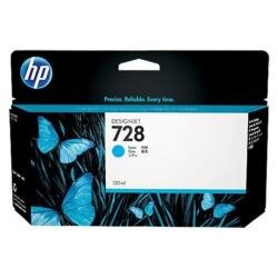 HP 728 130-ml Cyan DesignJet Ink Cartridge