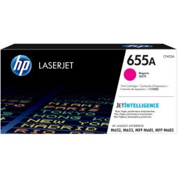 HP 655A Magenta Original LaserJet Toner Cartridge (CF453A)