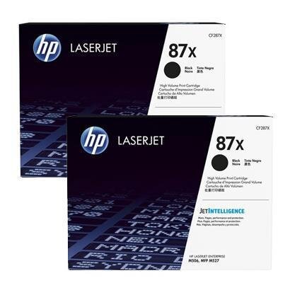 HP 87X 2-pack High Yield Black Original LaserJet Toner Cartridges (CF287XD)