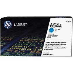 HP 654A Cyan Original LaserJet Toner Cartridge (CF331A)