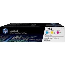 HP126A Color Tri-Pack LaserJet Toner Cartridge