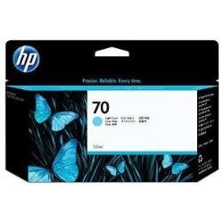 Cartuccia d'inchiostro HP 70 azzurro, da 130 ml con inchiostro HP Vivera