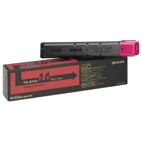 TONER MAGENTA TK-8705M PERTASKALFA 6550CI/7550CI DA 30.000 PAGINE IN  FORMATO A4 CON COPERTURA DEL 5 PER CENTO